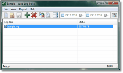 Web Log Suite Screenshot